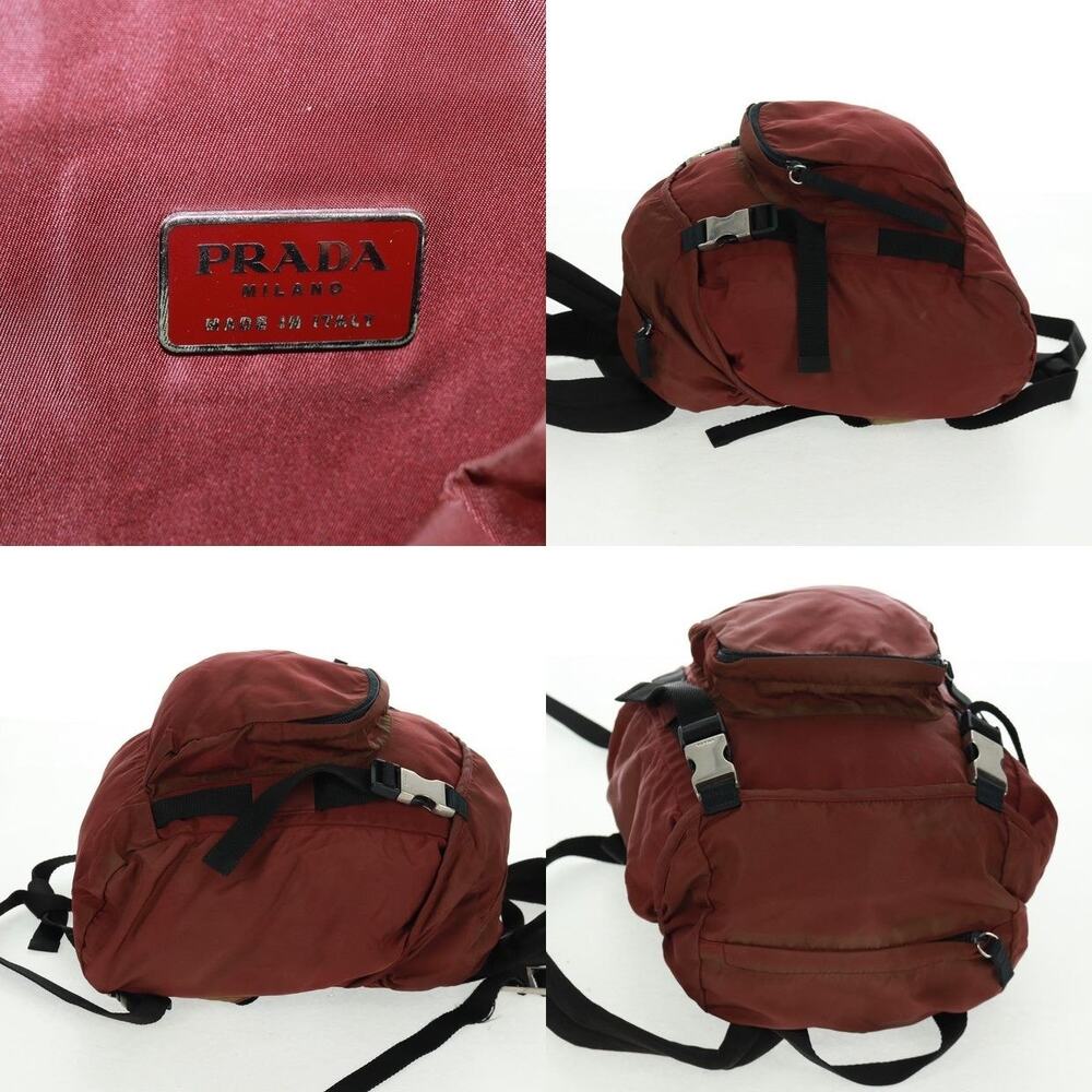 Prada Nylon Backpack Red - Picture 10 of 12